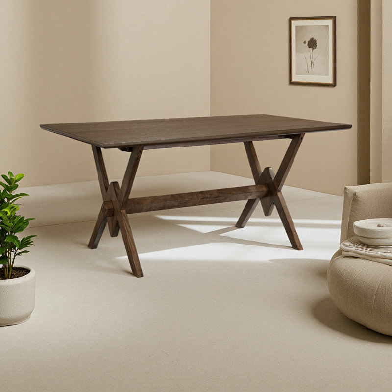 Table de salle à manger 63 ", Noyer