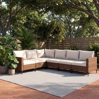 Ensemble de meubles de patio 6 personnes Kerstin