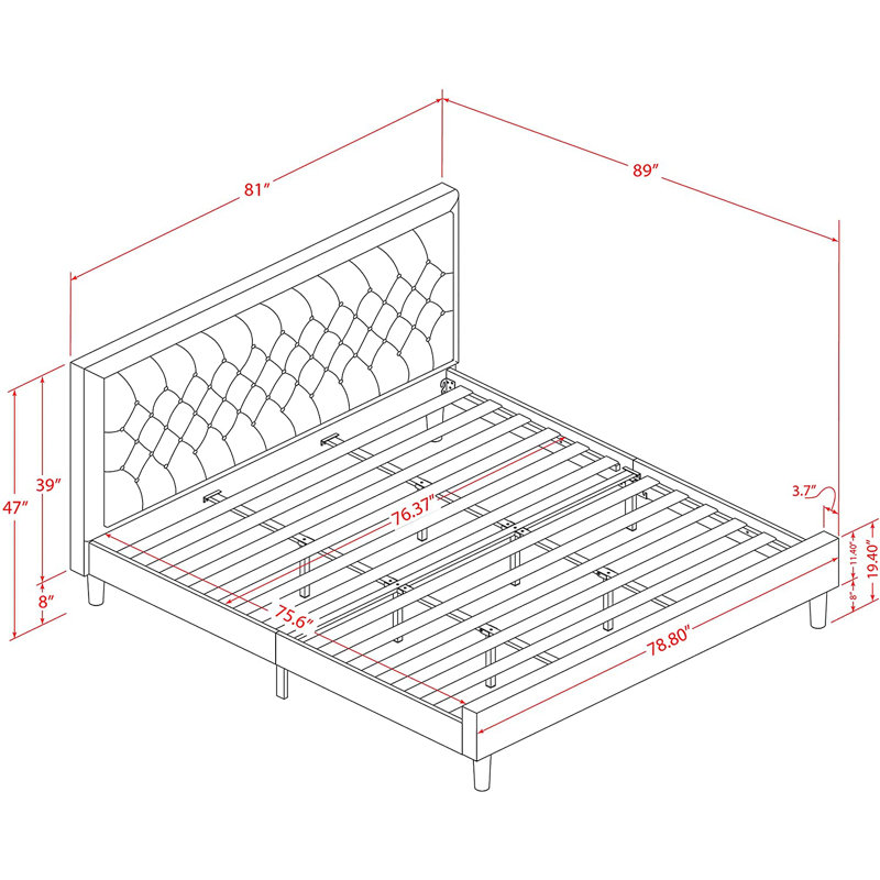 Ensemble de chambre à coucher en bois 3 pièces - 1 tête de lit moderne en tissu de lin brun rembourré et tête de lit capitonnée avec 2 tables de chevet - Table de chevet au fini crème au beurre brossé