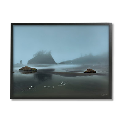 " Foggy Shore Landscape "