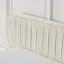 Structure de lit tapissier avec tissu en chenille et motif plissé, lit plateforme avec tête de lit et structure solide, aucun sommier nécessaire-39377031