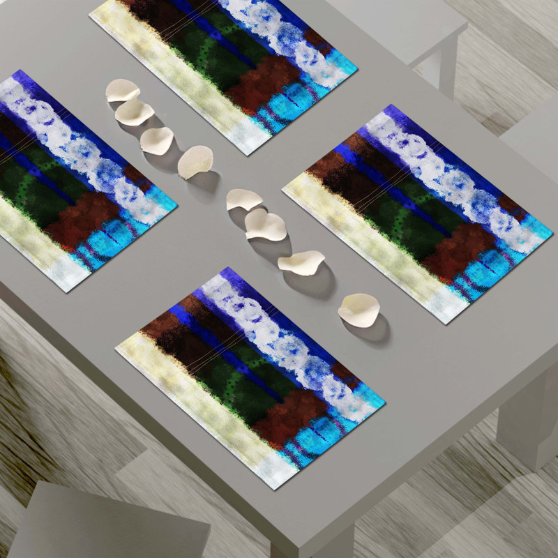 Napperon abstrait en polyester