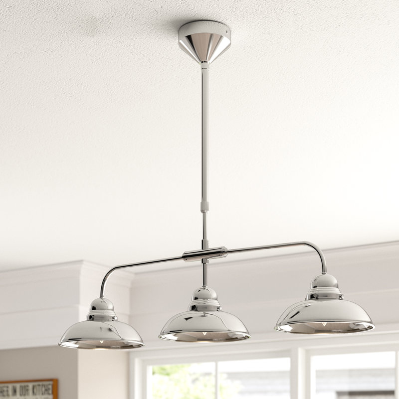 Irasville 3 - Light Kitchen Island Pendant, Chrome