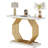 40” Gold Console Table