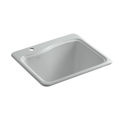 River Falls Metal Rectangular Drop-In Bathroom Sink