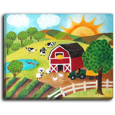 " Daybreak On The Farm " by NJoy Art
