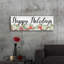 «Happy Holiday Sign» par Cindy Jacobs, art mural en verre acrylique-1833126960