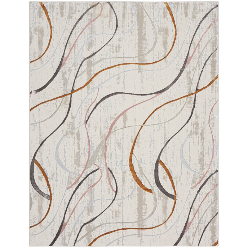 Benika Abstract Indoor Rug, Rectangle 7'10'' x 9'10''