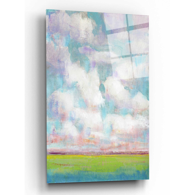 «Clouds in Motion I» par Tim O'Toole, art mural en verre acrylique, H 16 po x l 12 po x P 0,13 po