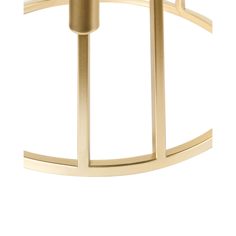 TRAFARIA 26Cm Metal Tabletop Candelabra