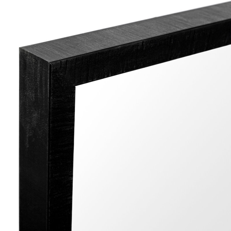 Miroir de salle de bain Aariah, Noir, H 31,5 po x l 25,5 po