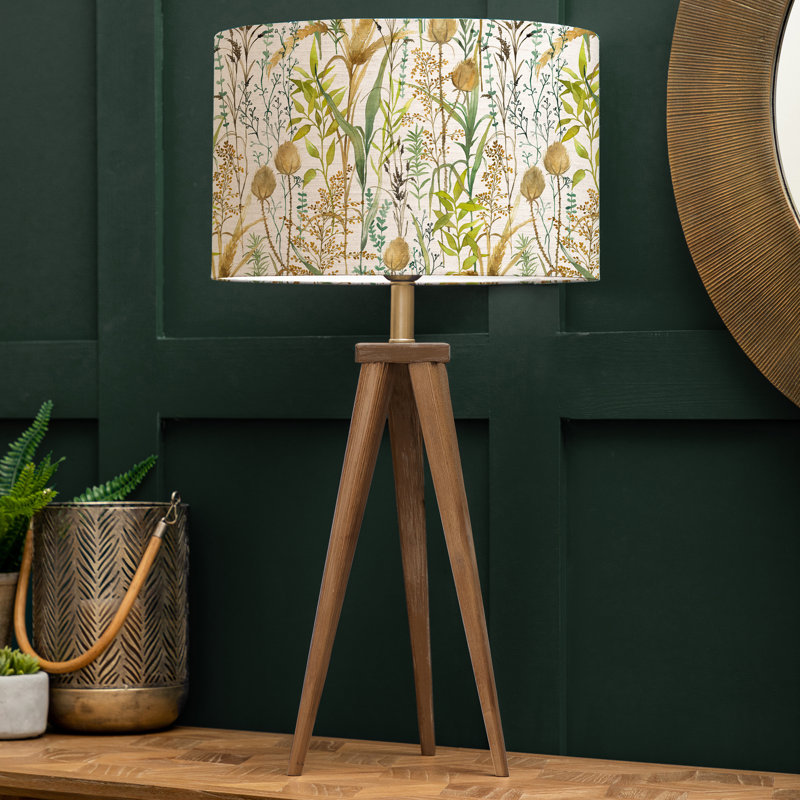 Aratus Wood Tripod Lamp