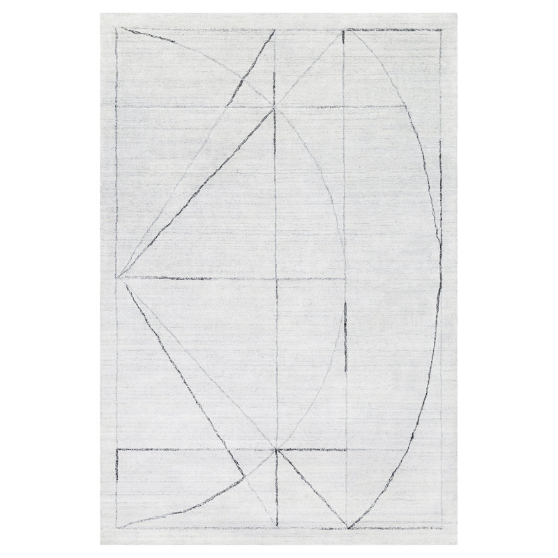 Seifert Viscose Geometric Indoor Rug