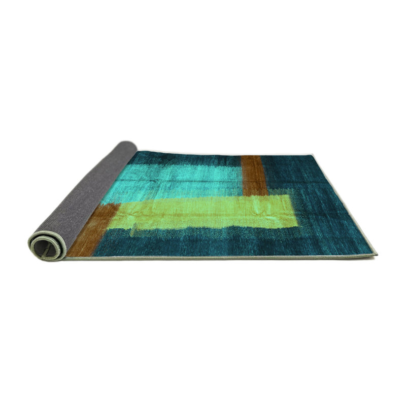 Mizelle Abstract Indoor Rug, Round 6'