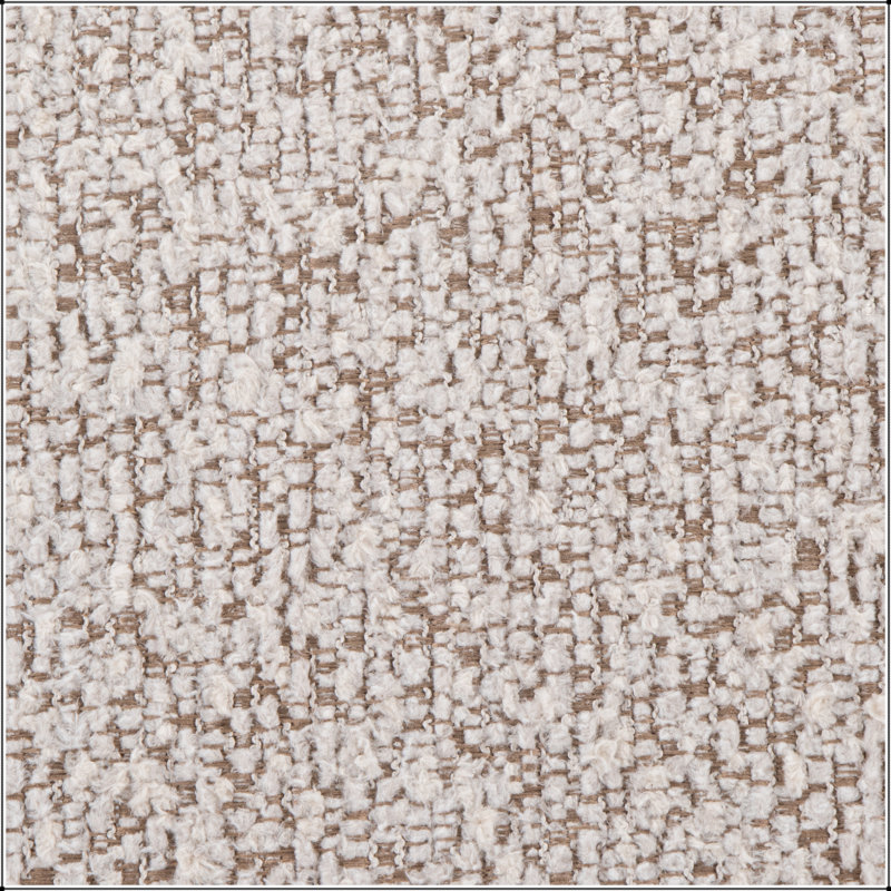 Ottoman Set in Fabric, Fabric - Light Brown