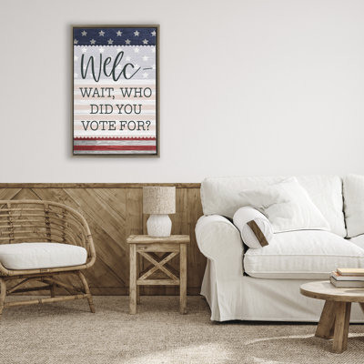 Cadre politique "Welcome", design par Lux + Me Designs