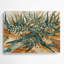 «Southwestern Plants Desert Fern 159», art mural en métal vert