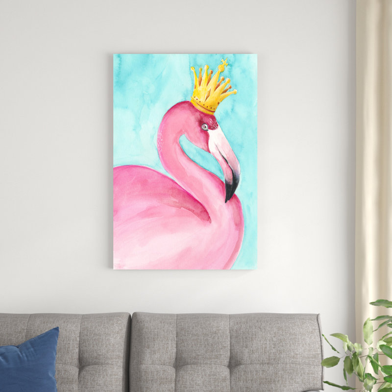 Flamant rose II, H 36 po x l 24 po x P 1,25 po