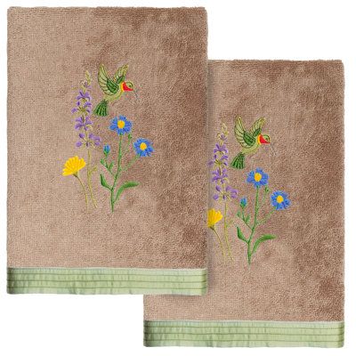 100% Turkish Cotton HADA Embellished Hand Towel