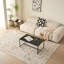 Table basse en verre noir