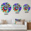 Fractale portail magique I - horloge murale moderne-59914122