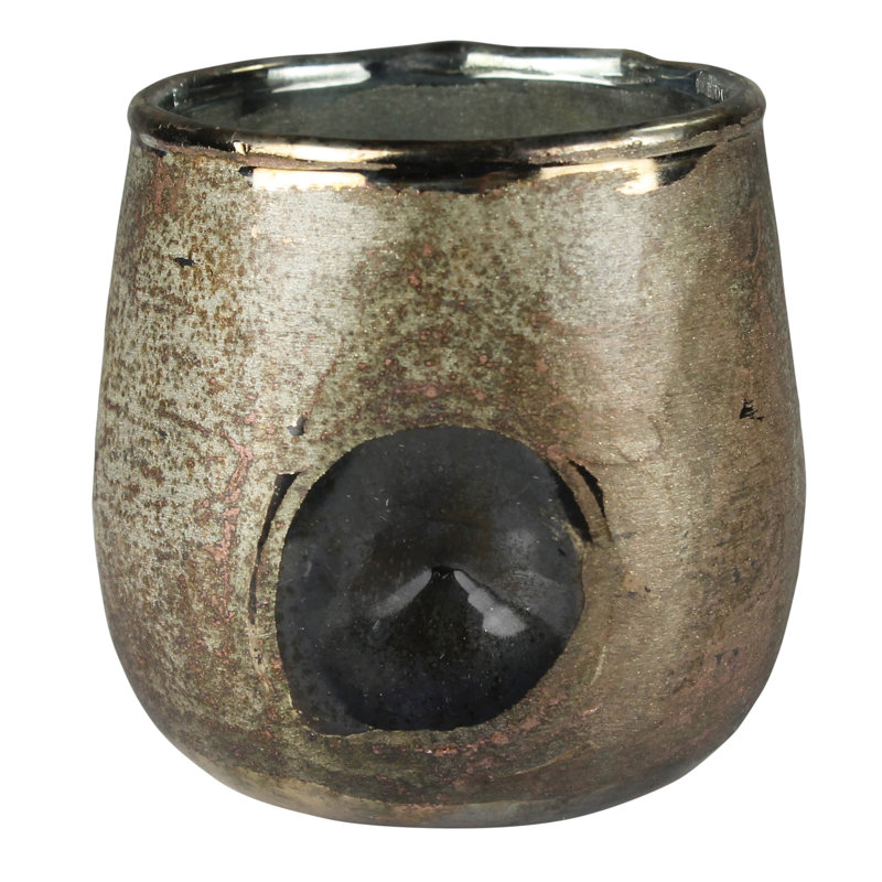 Glass Tabletop Votive Holder, 4'' H x 4'' W x 4'' D