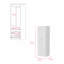 Stylish Two Drawers Cabinet-70.71" H x 19.21" W x 23.61" D-94239301