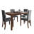 Dining Set With 59'' L Dining Table And Wooden Dining Chair-300037242-300037238