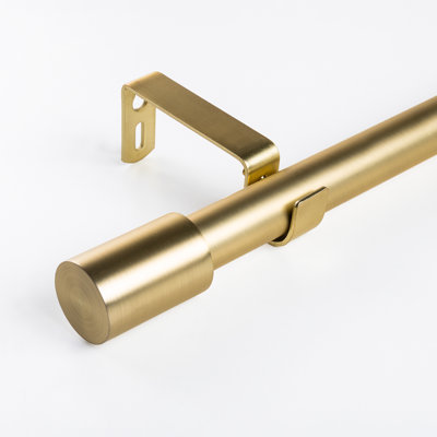 Salut Adjustable 1'' Single Curtain Rod