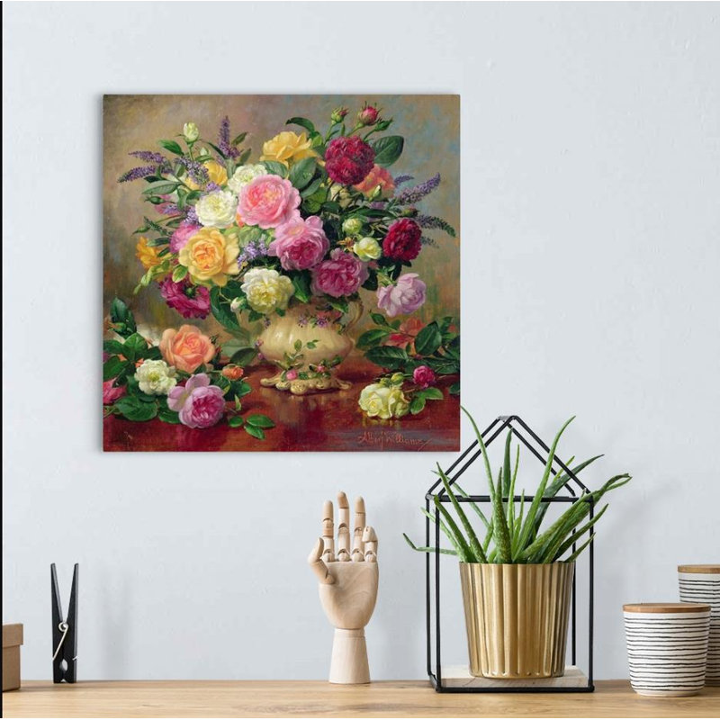 Peinture sur toile encadrée, H 13 po x l 17 po x P 3 po