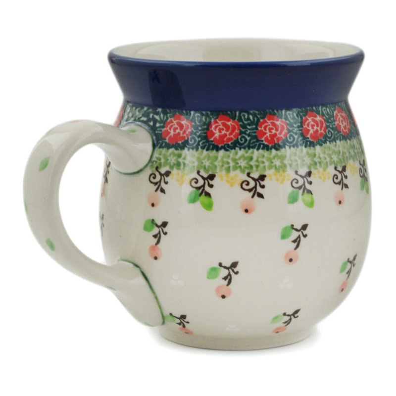 Tasse à bulles en grès poli 16 oz - Jardin de Rowanberry