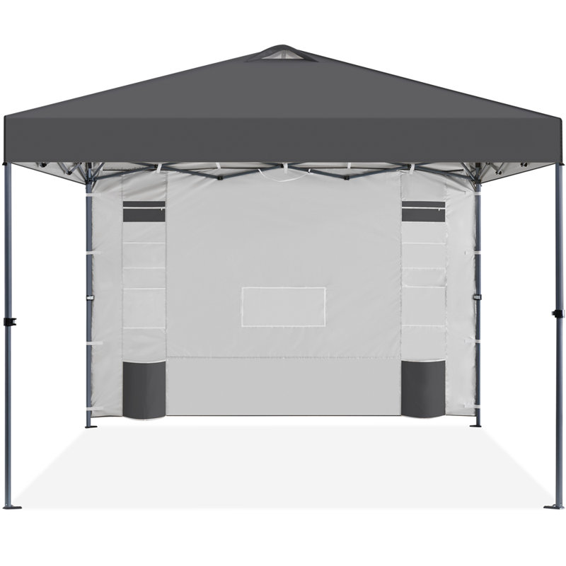 Metal Pop Up Canopy, 302cm W x 302cm D, Dark Gray