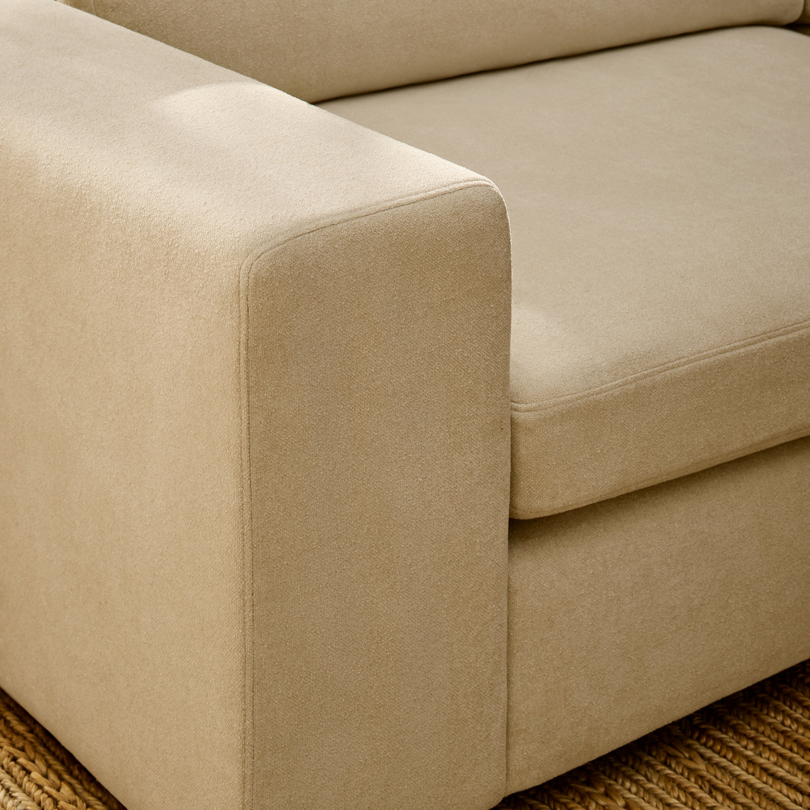Ojai 100" Modular Sofa, Beige