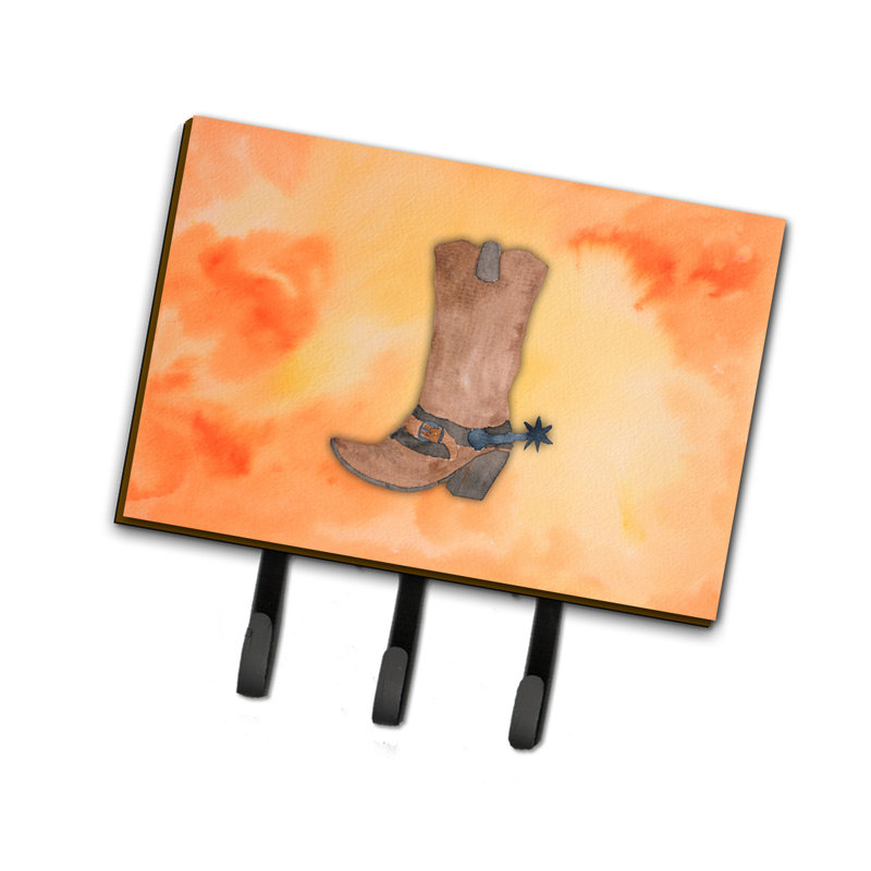 Porte-aquarelle ou porte-clé cowboy boot