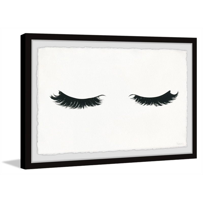 Curly Lashes by Parvez Taj - Single Picture Frame Painting, 45cm H x 38cm W