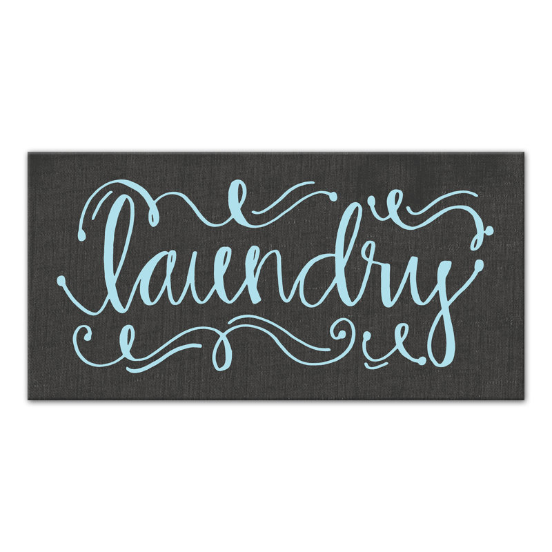 " Calligraphy Style Laundry "