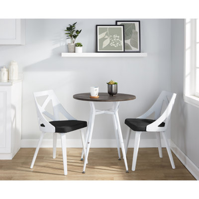 Ensemble de coin-repas rond - 3 pièces