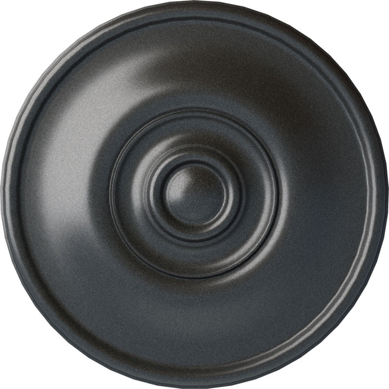 Médaillon de plafond H 11,75 po x l 11,75 po Jefferson, Étain