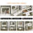 31.5'' Makeup Vanity Set with Lighted Mirror and Stool-736992651