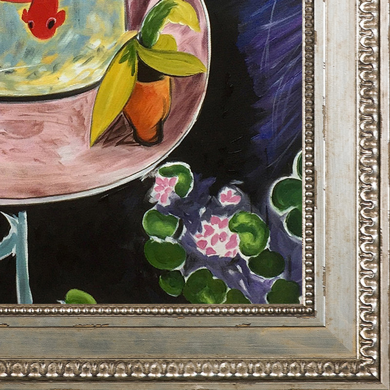 «The Gold Fish» par Henri Matisse - Peinture sur toile encadrée, H 30 po x l 26 po x P 2 po