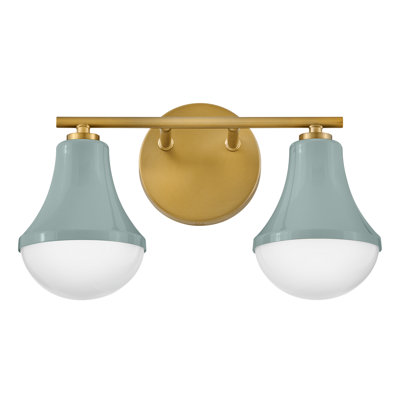 Capulet 2 Light Frosted Dimmable Vanity Light