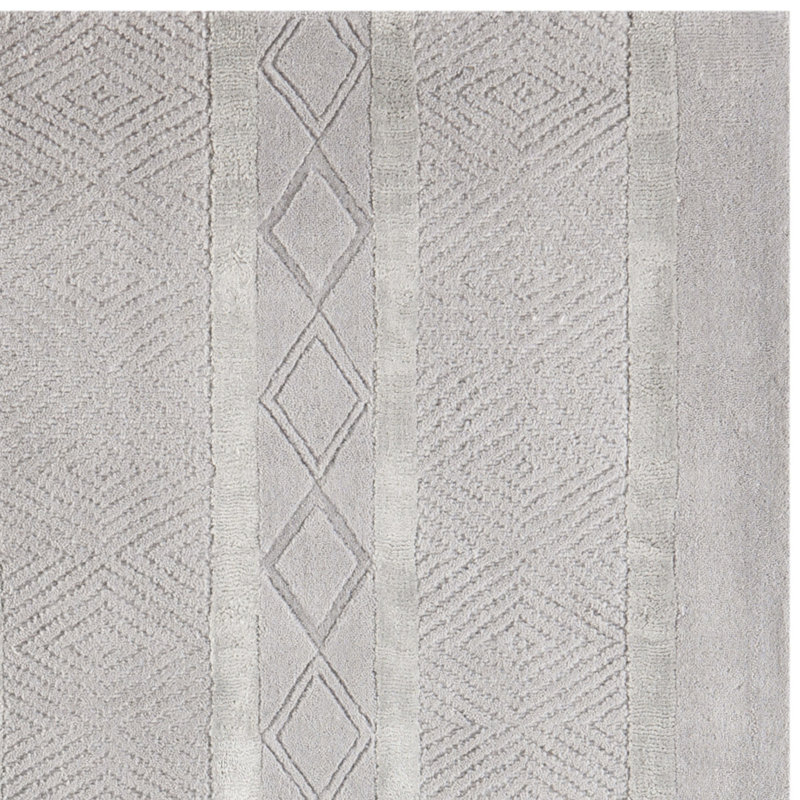 Linus Striped Wool Hand Woven Indoor / Outdoor Area Rug, Rectangle 107 x 168 cm