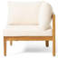 BROOKLYN SOFA  SET-TEAK+BEIGE, Patio Furniture Set(Patio Sofa)