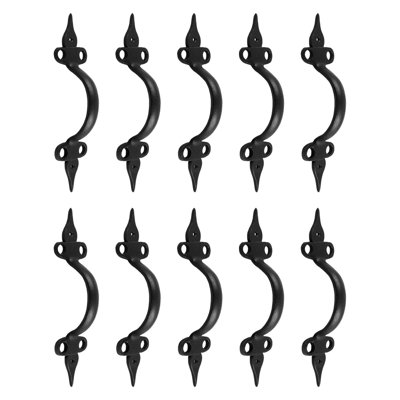Door Spear Wrought Iron Pull Plate
