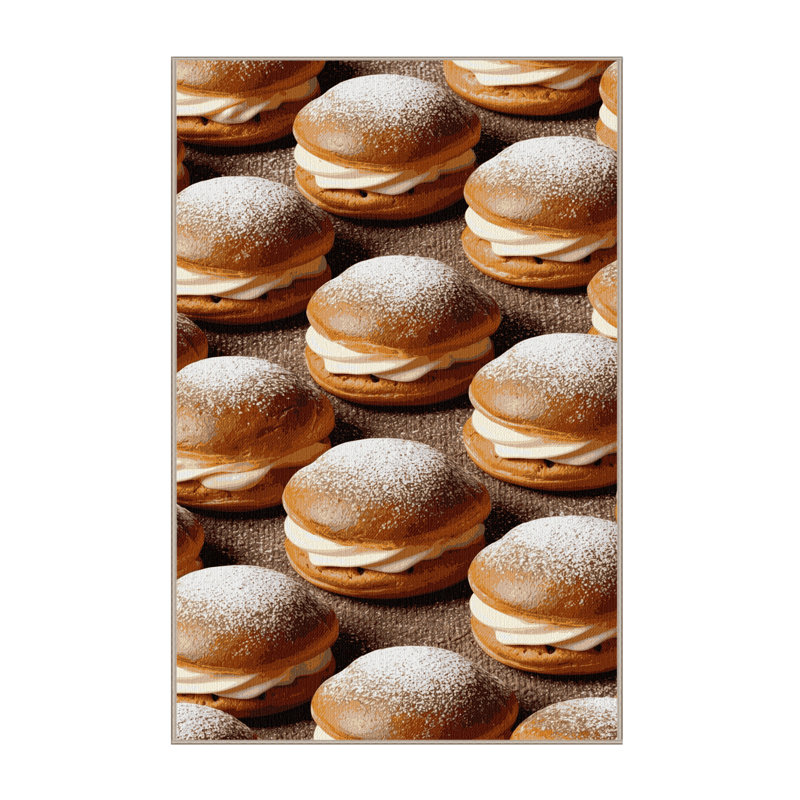  Tapis crème lavable, Rectangulaire 8 pi x 12 pi