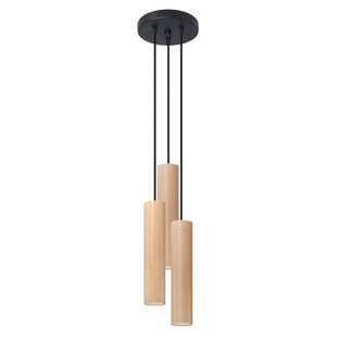 LINO 3 - Light Natural Cylinder Pendant