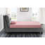 Matelas et oreiller de 7 pouces, rose, mousse viscoélastique imprégnée de gel, conçu pour un sommeil de rêve confortable rose et pouces, sommeil hautement respirant