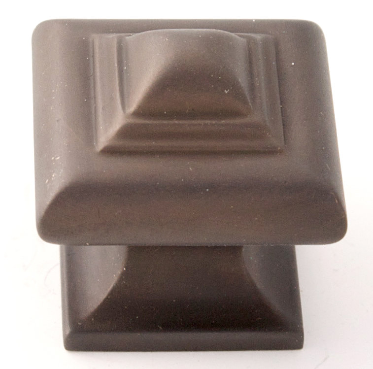 Square Knob, Chocolate Bronze
