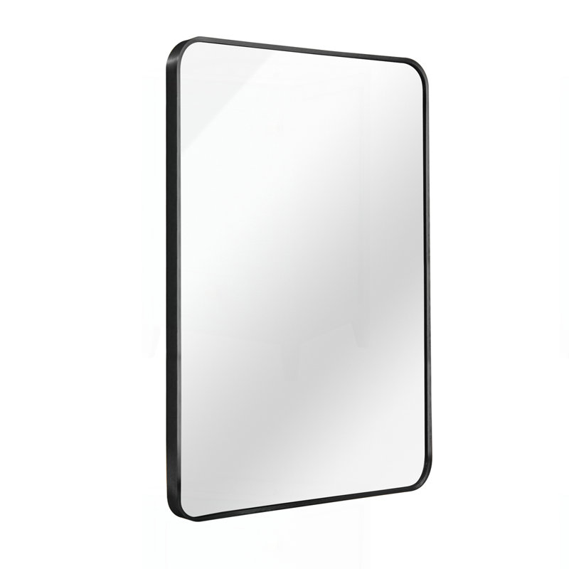 Miroir rectangulaire 24 po x 36 po, Noir, 36 po x 24 po