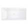 Hibiscus Rectangular Acrylic Soaking Tub with Integrated Drain, Overflow, and Tap Deck